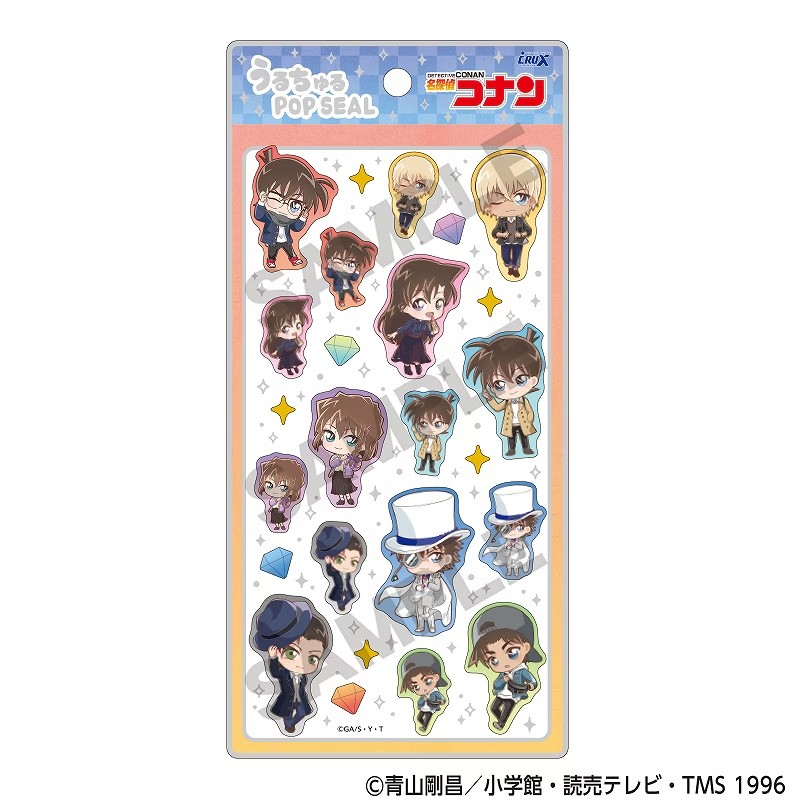 ■CRUX(クラックス)■■2026SS　先行予約■　名探偵コナン　うるちゅるポップシール　スタイル