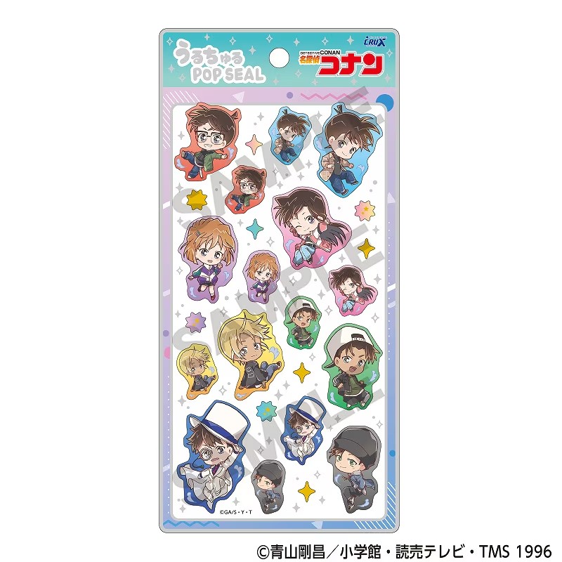 ■CRUX(クラックス)■■2026SS　先行予約■　名探偵コナン　うるちゅるポップシール　ぴょんキャラ