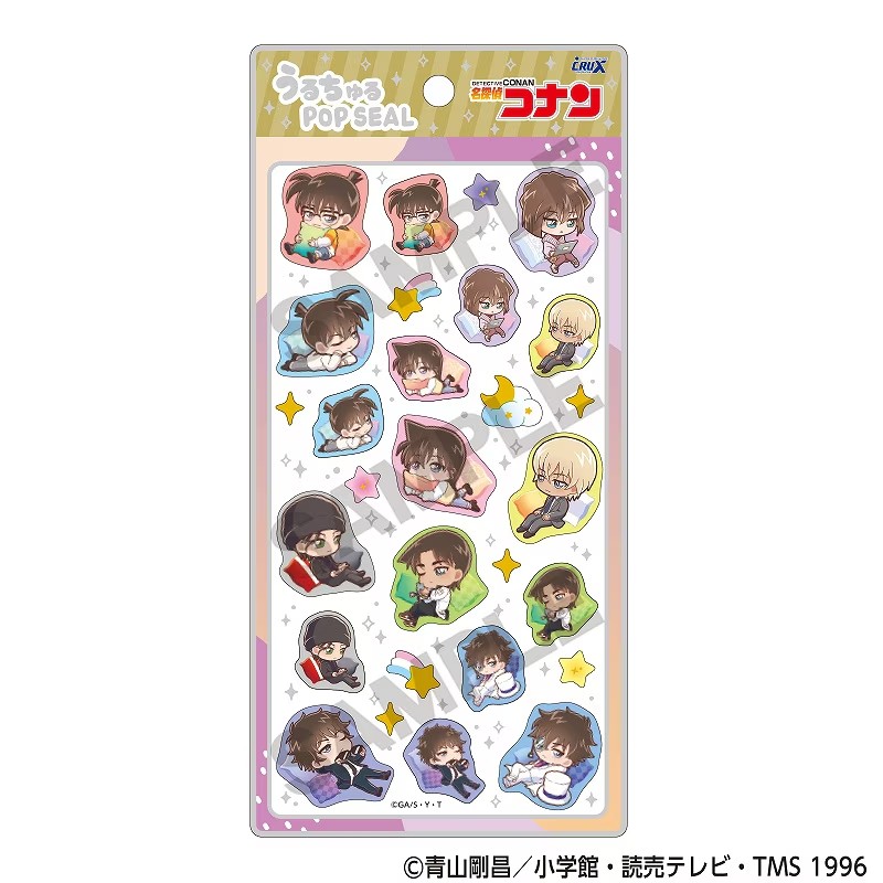 ■CRUX(クラックス)■■2026SS　先行予約■　名探偵コナン　うるちゅるポップシール　ノビコロ