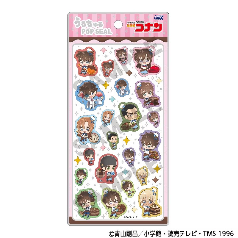 ■CRUX(クラックス)■■2026SS　先行予約■　名探偵コナン　うるちゅるポップシール　きゃらペコ/ショコラティエ