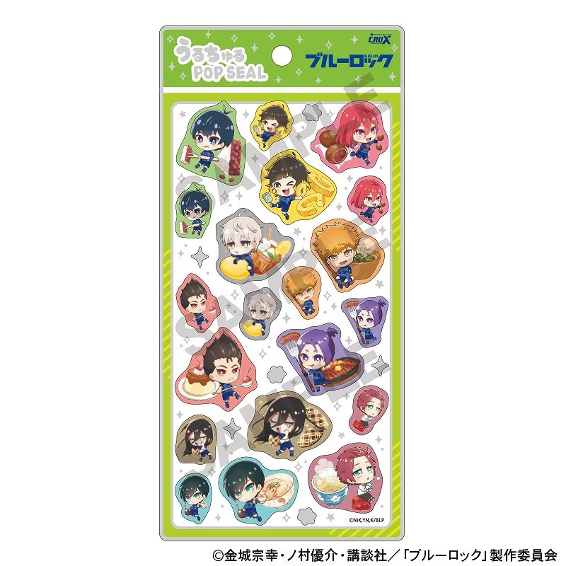 ■CRUX(クラックス)■■2026SS　先行予約■　ブルーロック　うるちゅるポップシール　きゃらペコ