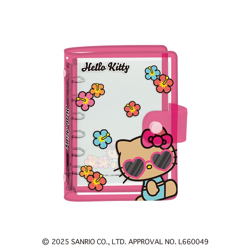 ■CRUX(クラックス)■■2026SS　新作■　サンリオキャラクターズ　クリアシールバインダー　ハローキティ/日焼け