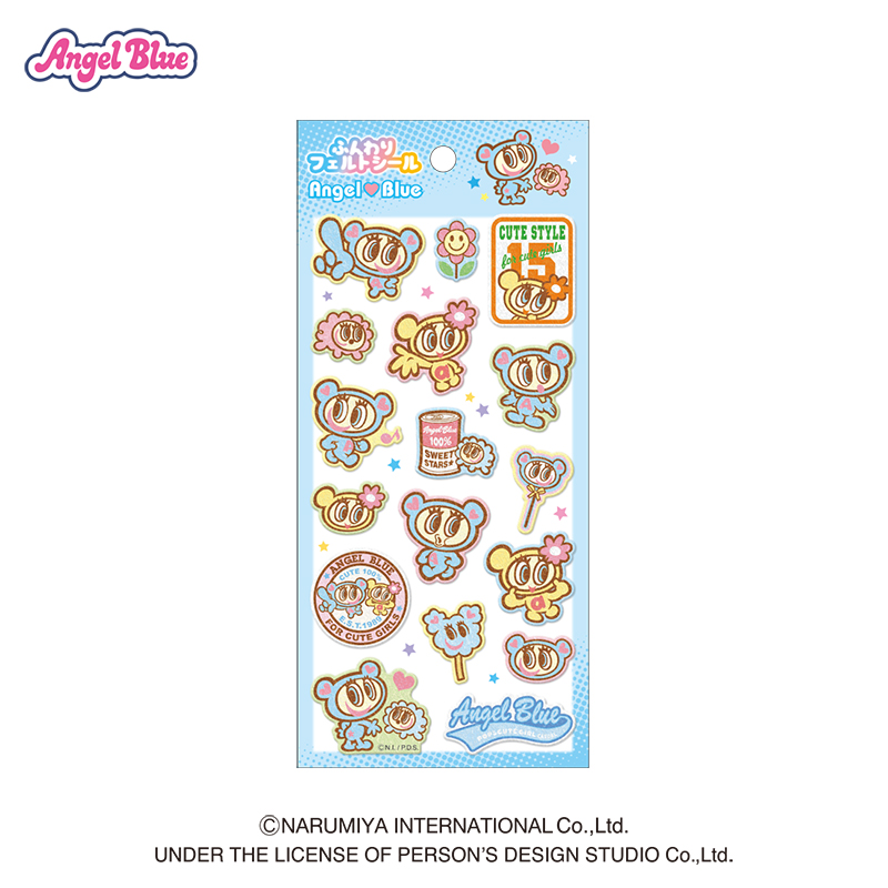 ■CRUX(クラックス)■■2026SS　先行予約■　ANGEL BLUE　ふんわりフェルトシール　ブルー