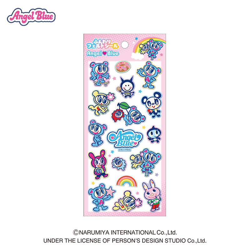 ■CRUX(クラックス)■■2026SS　先行予約■　ANGEL BLUE　ふんわりフェルトシール　ピンク