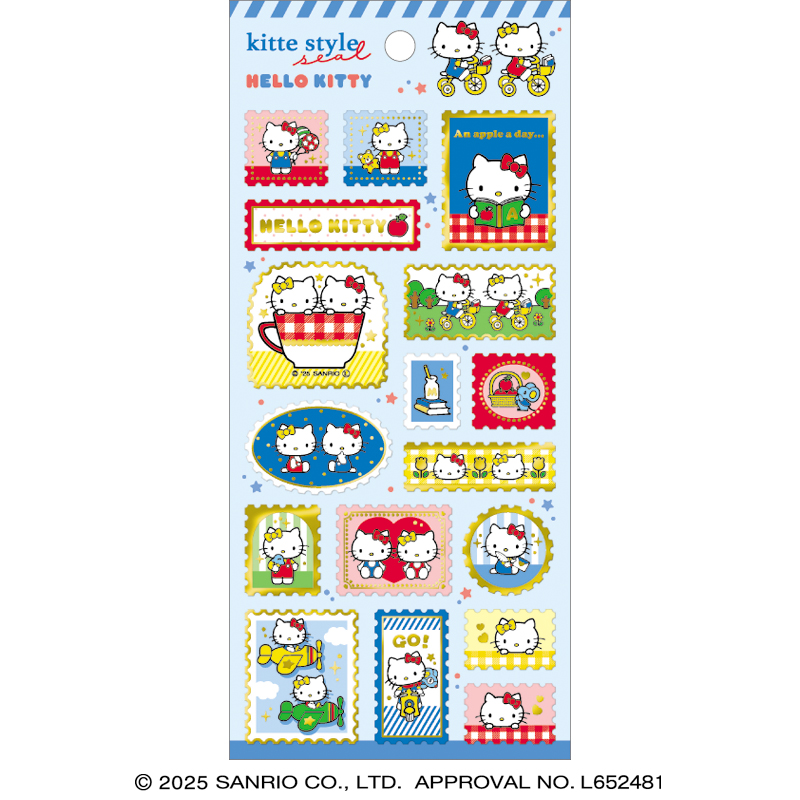 ■CRUX(クラックス)■■2026SS　先行予約■　ハローキティ　切手スタイルシール　2