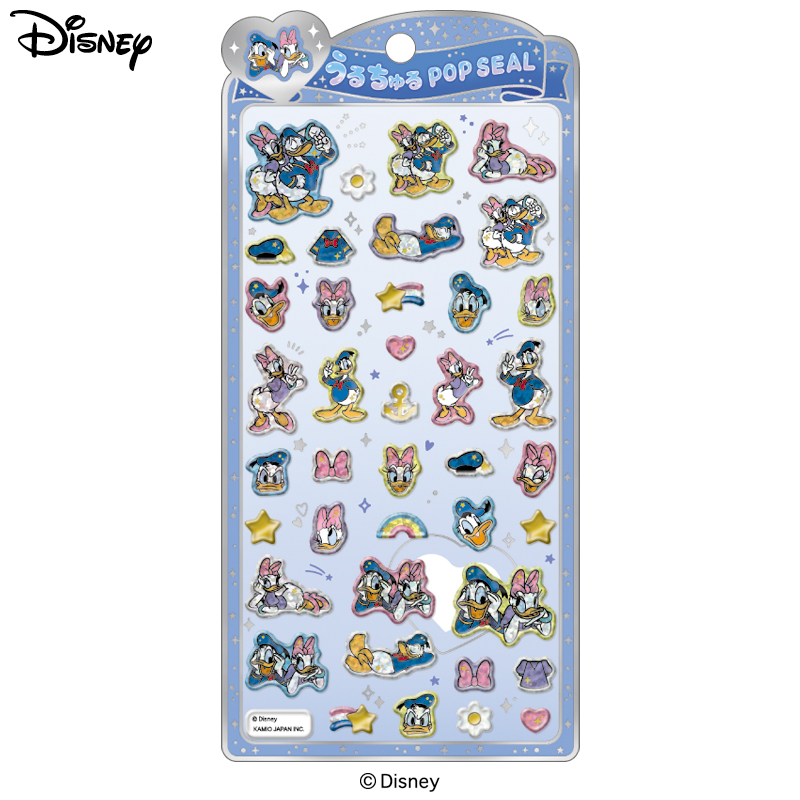 ■CRUX(クラックス)■■2026SS　先行予約■　Disney　うるちゅるポップシール　ドナルド＆デイジー