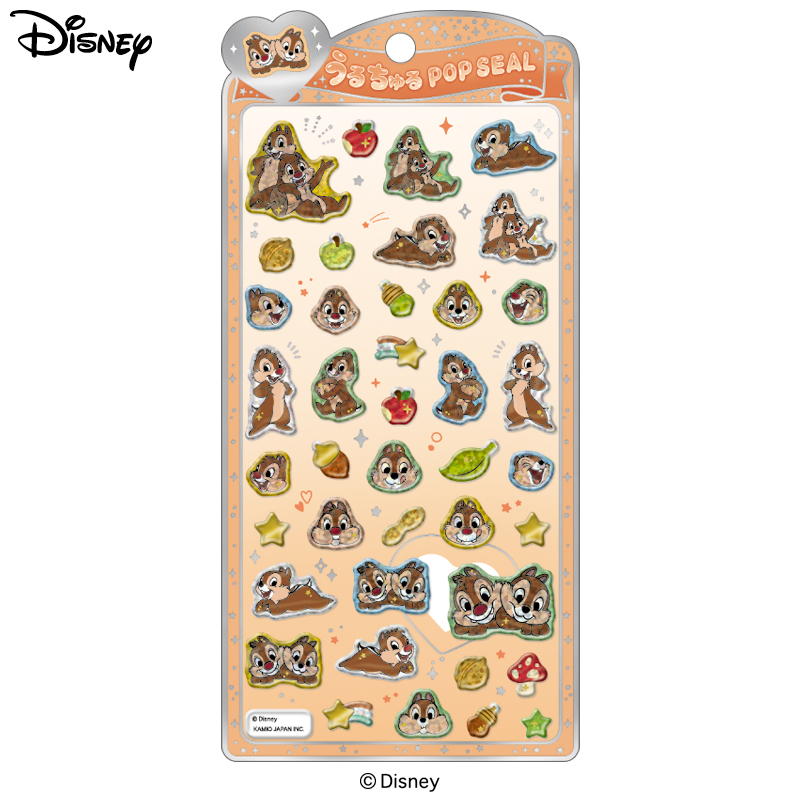 ■CRUX(クラックス)■■2026SS　先行予約■　Disney　うるちゅるポップシール　チップ＆デール