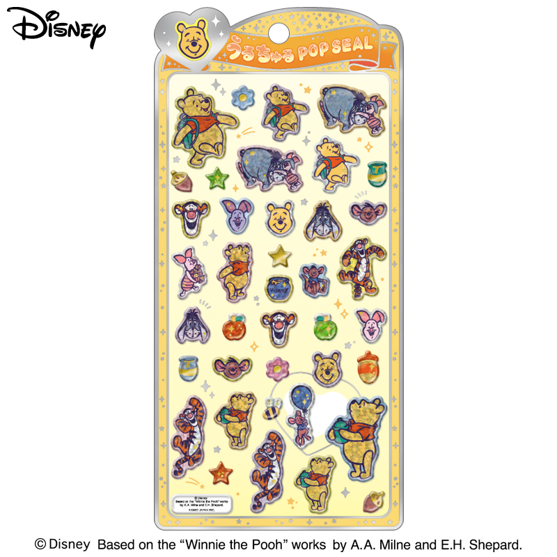 ■CRUX(クラックス)■■2026SS　先行予約■　Disney　うるちゅるポップシール　くまのプーさん