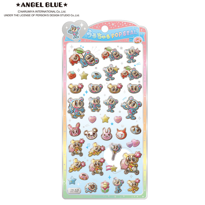 ■CRUX(クラックス)■■2026SS　先行予約■　ANGEL BLUE　うるちゅるポップシール　2