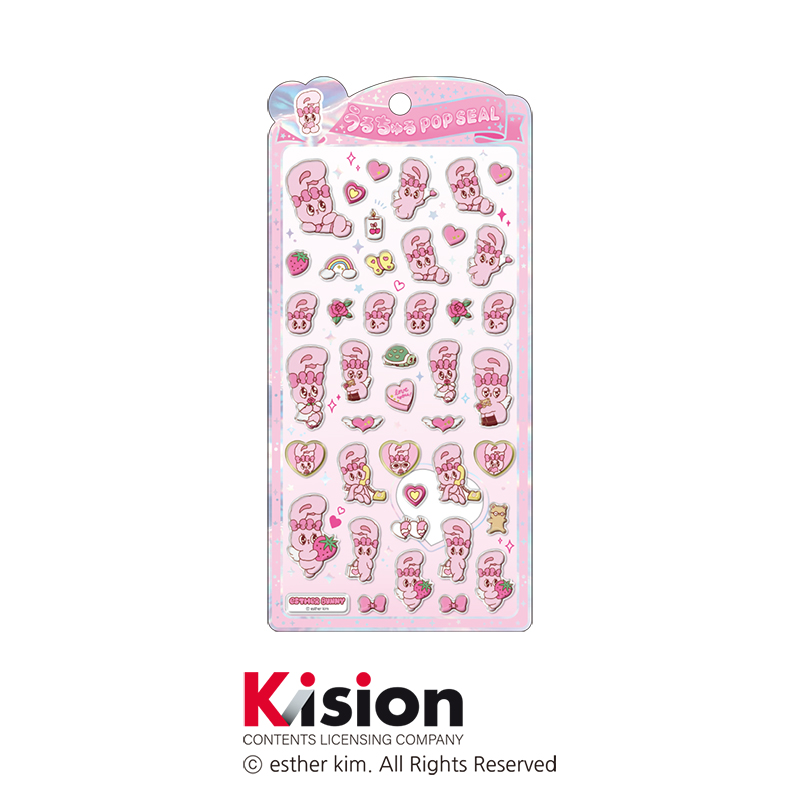 ■CRUX(クラックス)■■2026SS　先行予約■　エスターバニー　うるちゅるポップシール　リボンバニー