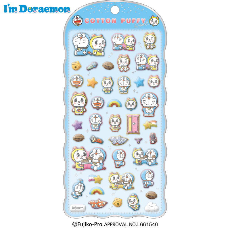 ■CRUX(クラックス)■■2026SS　先行予約■　I'm Doraemon　コットンパフィーシール