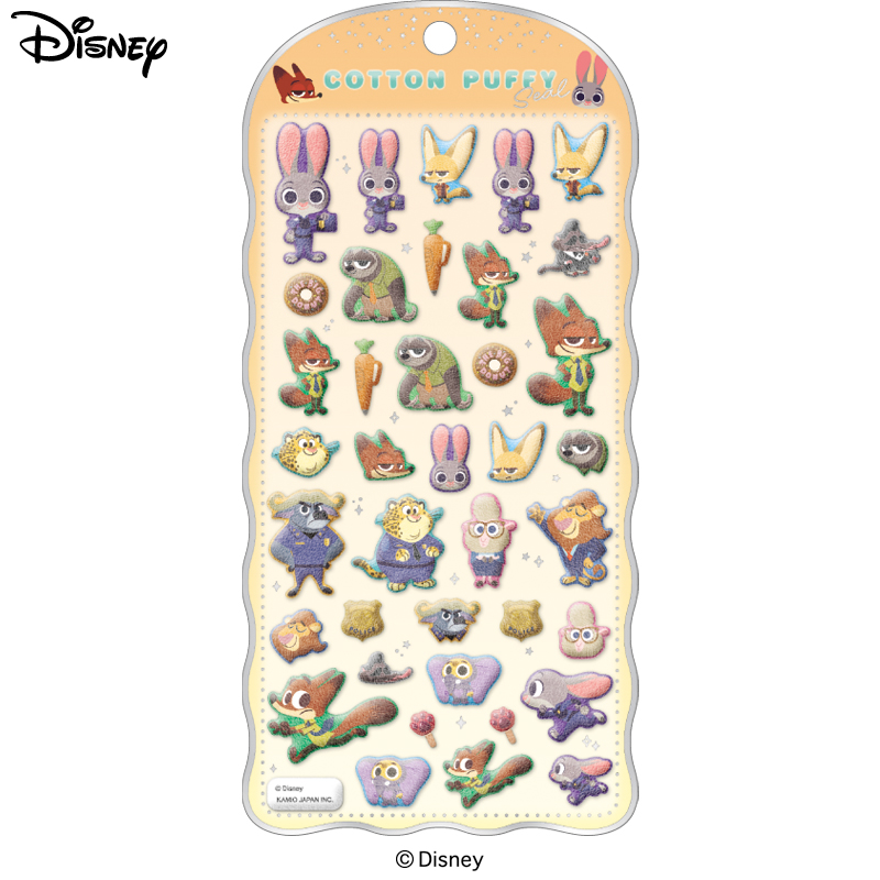 ■CRUX(クラックス)■■2026SS　先行予約■　Disney　コットンパフィーシール　ズートピア