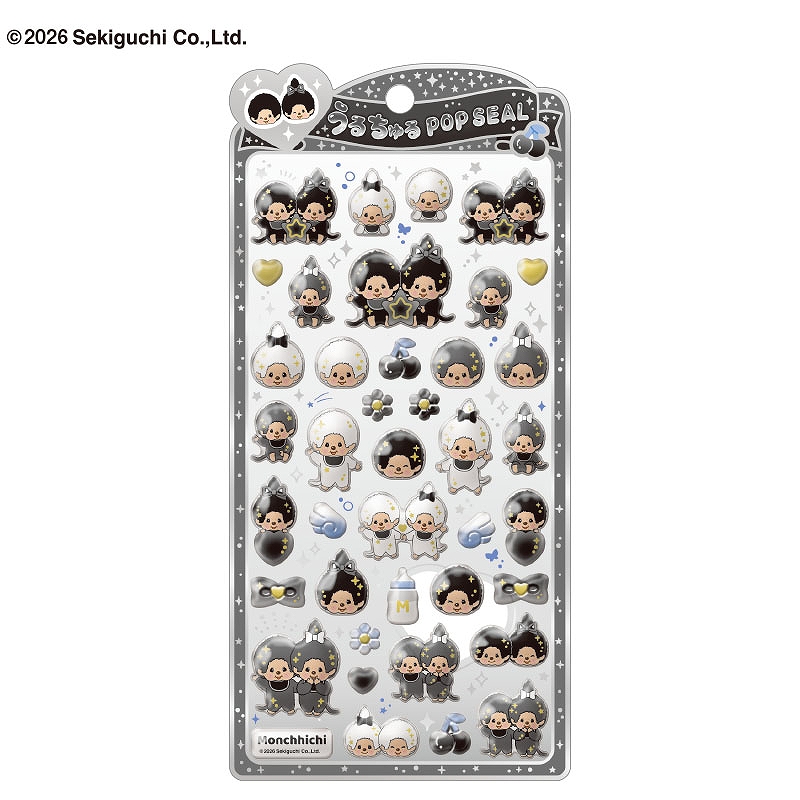 ■CRUX(クラックス)■■2026SS　先行予約■　モンチッチ　うるちゅるポップシール　モノトーン