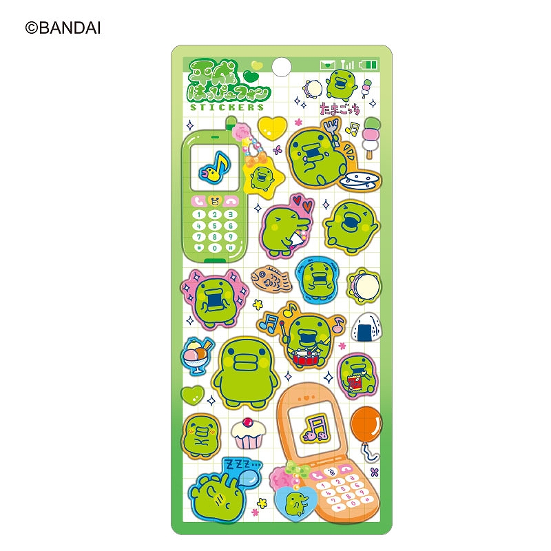 ■CRUX(クラックス)■■2026SS　先行予約■　たまごっち　平成はっぴーフォンステッカー　くちぱっち