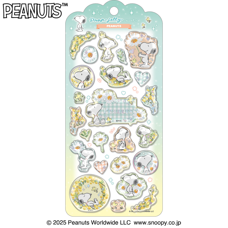 ■CRUX(クラックス)■■2026SS　先行予約■　スヌーピー　ドロップジェリーシール　デイジー×ミモザ