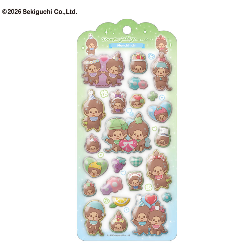 ■CRUX(クラックス)■■2026SS　先行予約■　モンチッチ　ドロップジェリーシール　オシャレ