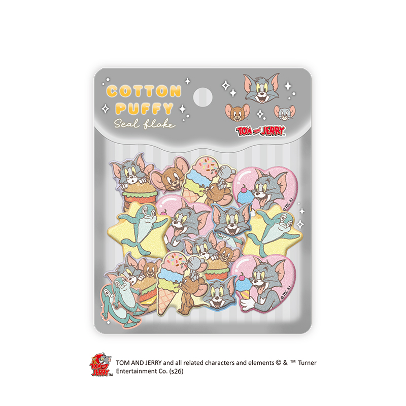 ■CRUX(クラックス)■■2026SS　先行予約■　トムとジェリー　コットンパフィーシールフレーク