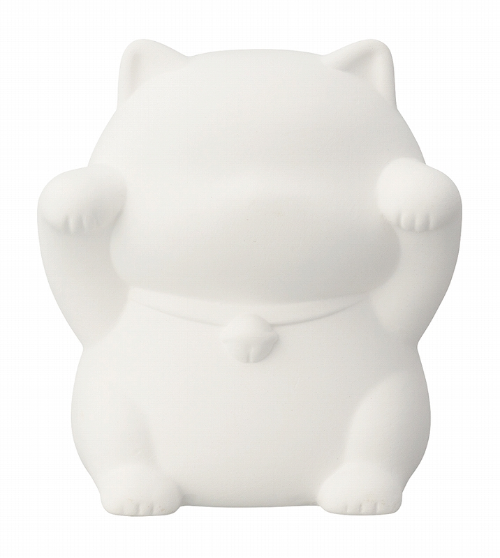 ■デコレ■■2025AW　先行予約■　素焼き塗り絵マスコット  招き猫