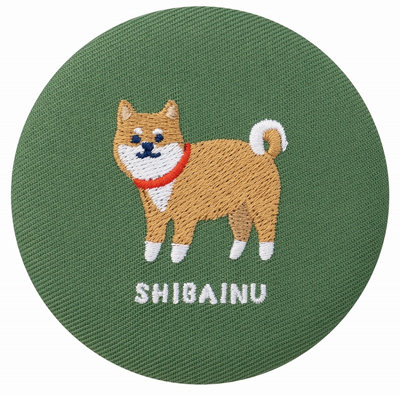 ■デコレ■■2025SS　先行予約■　刺繍ミラー　柴犬