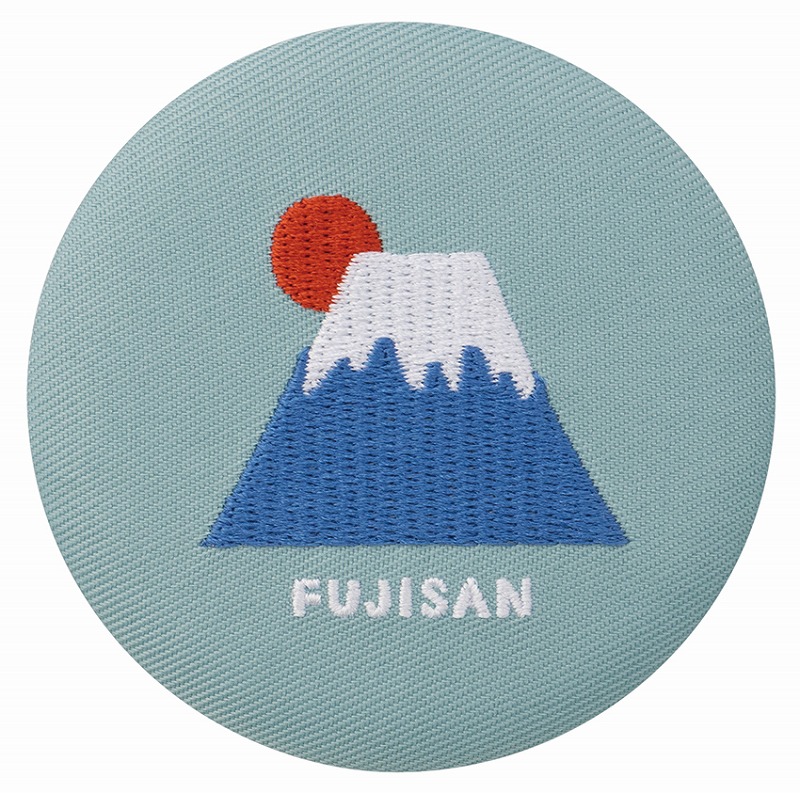 ■デコレ■■2025SS　先行予約■　刺繍ミラー　富士山