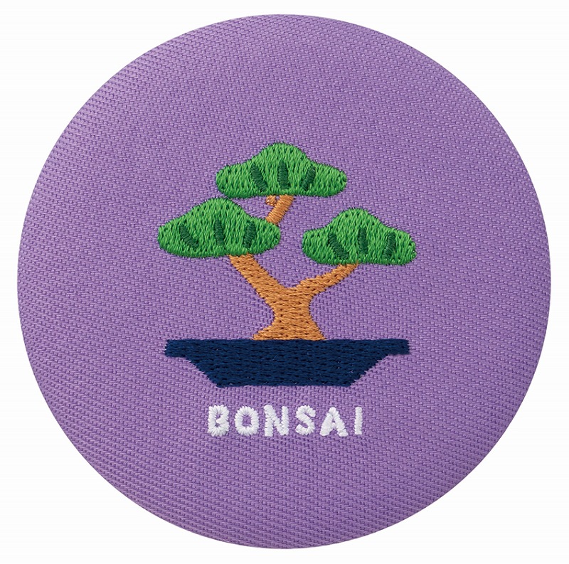 ■デコレ■■2025SS　先行予約■　刺繍ミラー　盆栽