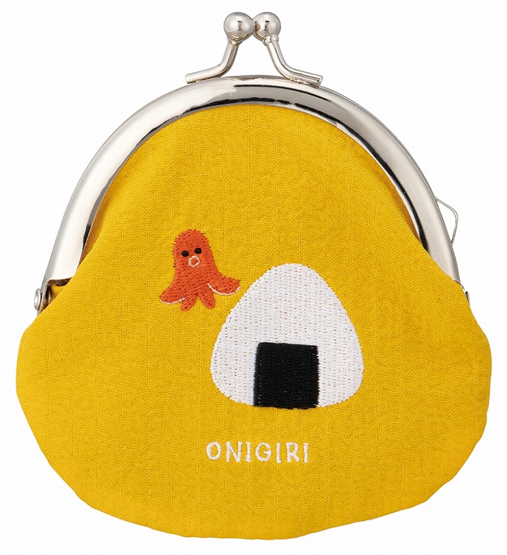 ■デコレ■■2025SS　先行予約■　刺繍ガマグチ　おにぎり