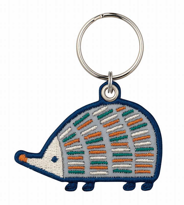■デコレ■■2025SS　先行予約■　リフレクター刺繍キーリング　HEDGEHOG