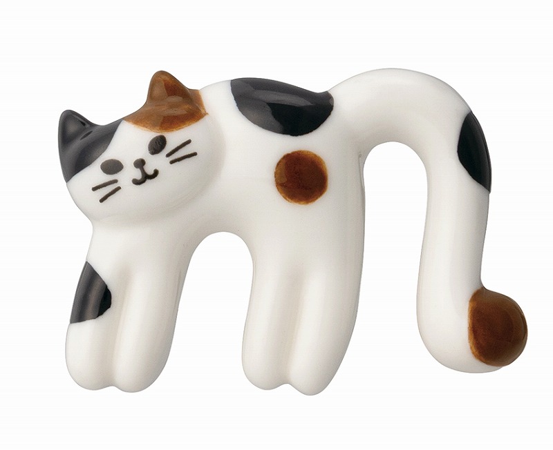 ■デコレ■■2025SS　先行予約■　猫のイニシャル箸置き　M