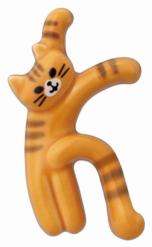 ■デコレ■■2025SS　先行予約■　猫のイニシャル箸置き　K