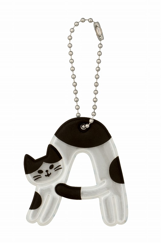 ■デコレ■■2025SS　先行予約■　猫のイニシャルキーリング　A