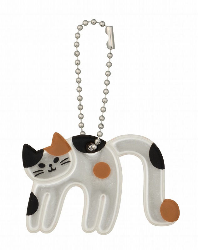 ■デコレ■■2025SS　先行予約■　猫のイニシャルキーリング　M