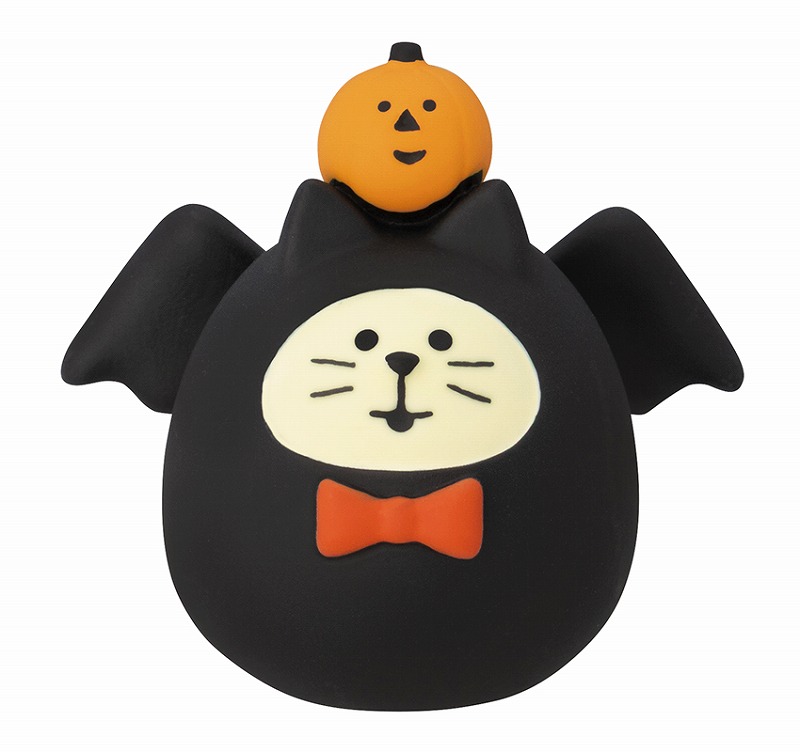 ■デコレ■■2025AW　先行予約■　ハロウィン猫だるま　パーティーこうもり