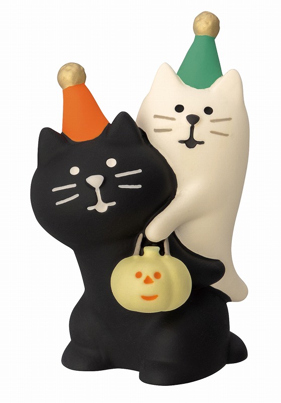 ■デコレ■■2025AW　先行予約■　おばけにゃんこ 黒猫におんぶ