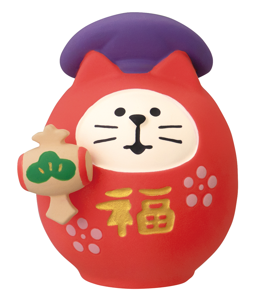 ■デコレ■■2026　お正月グッズ　先行予約■　福猫だるま　大黒