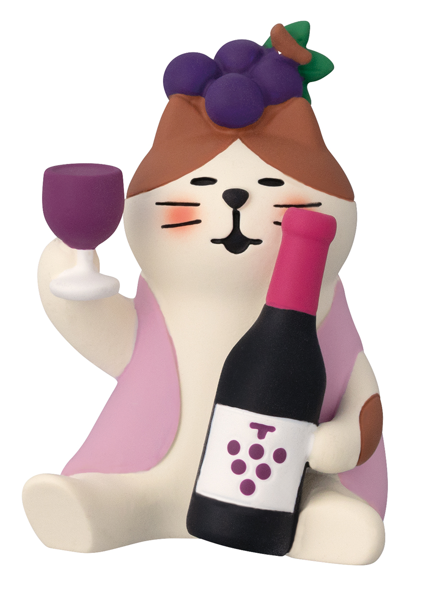 ■デコレ■■2026SS　先行予約■　ほろ酔いぶどう酒猫 　赤