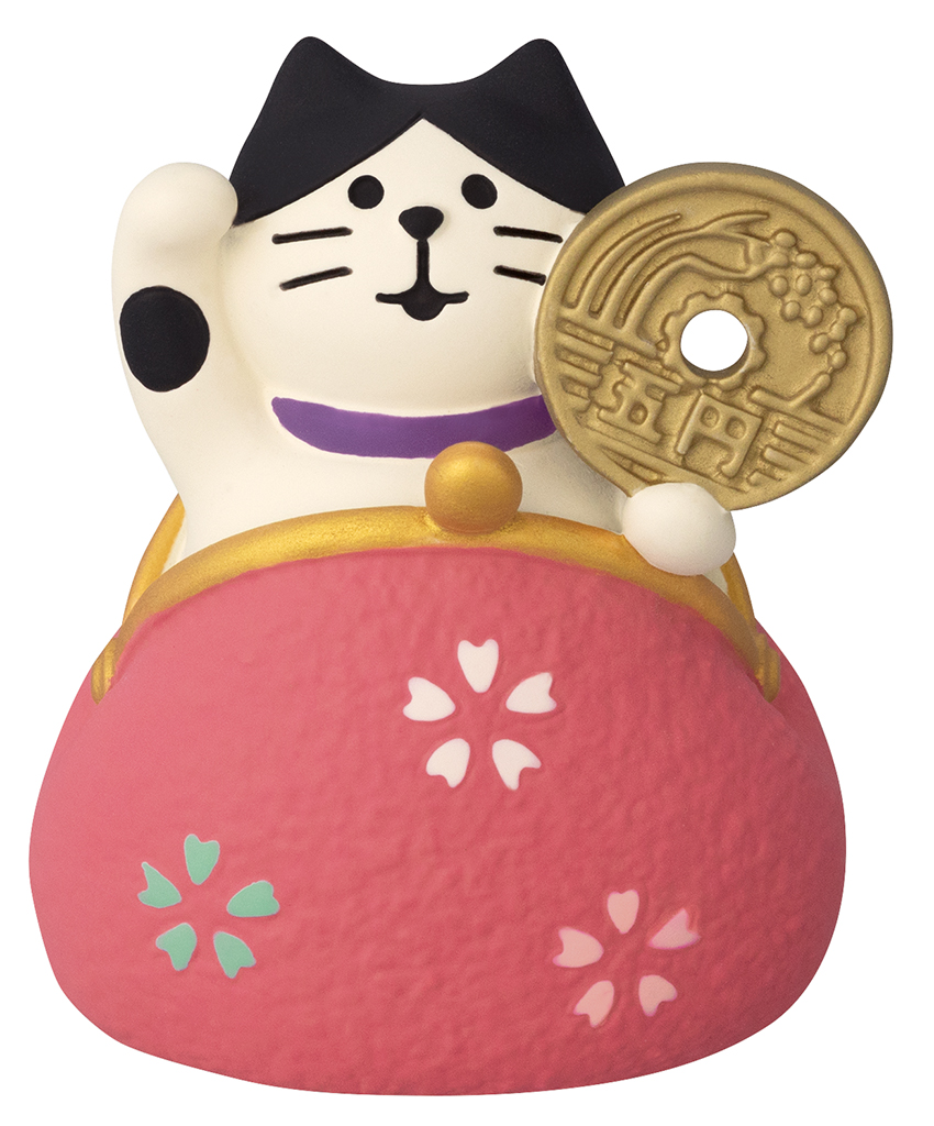 ■デコレ■■2026SS　先行予約■　ひょっこり金運がま口　招き猫