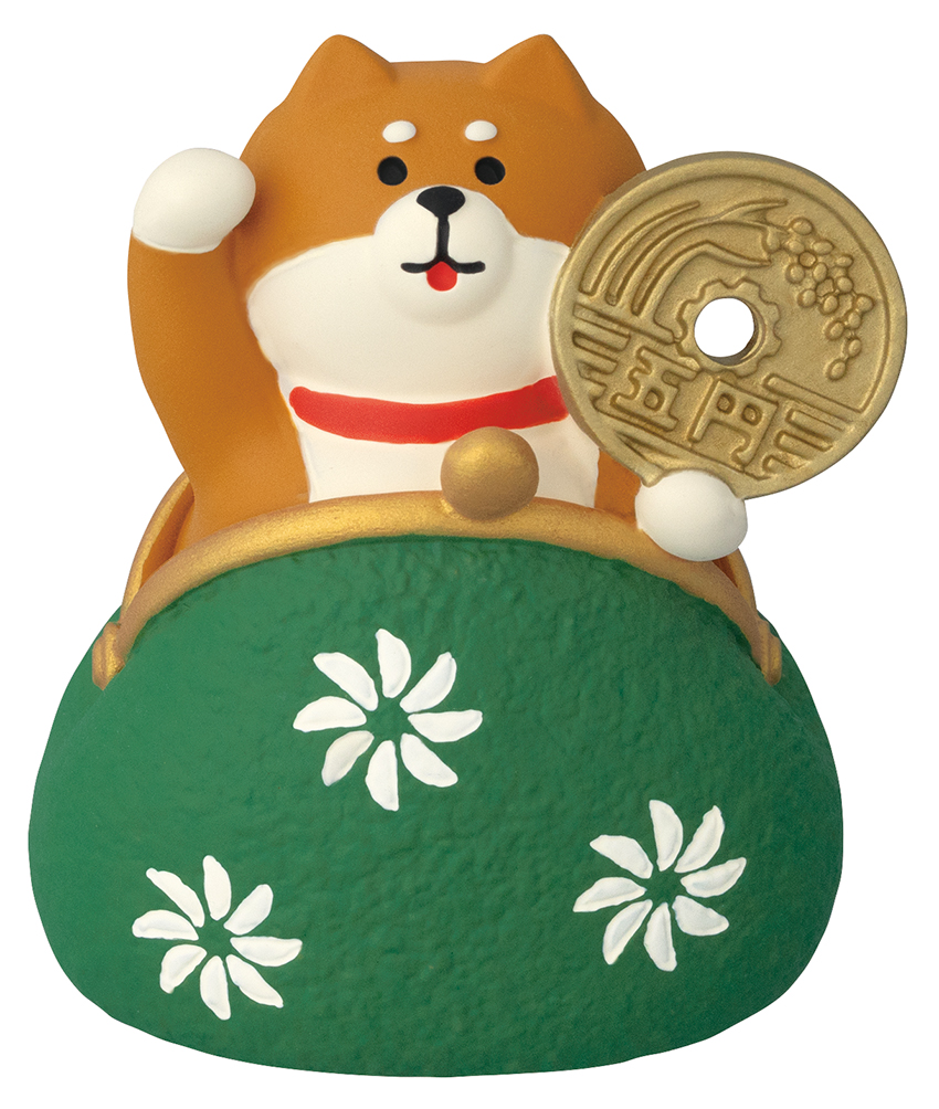 ■デコレ■■2026SS　先行予約■　ひょっこり金運がま口　招きわんこ