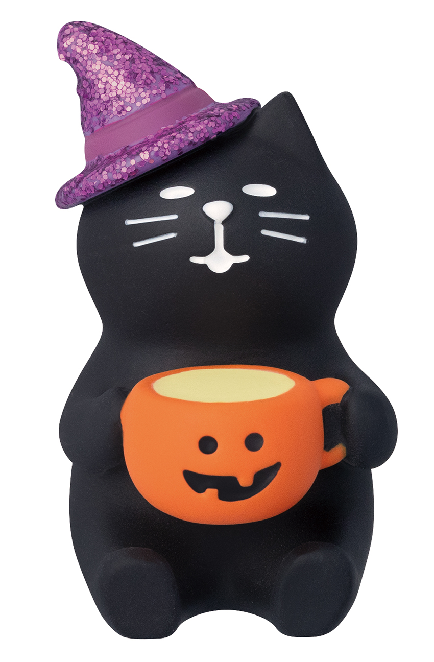 ■デコレ■■2026ハロウィン　先行予約■　謎ラテ黒猫