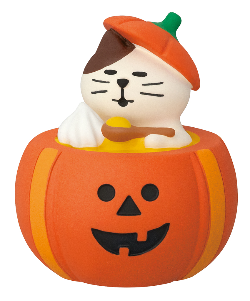 ■デコレ■■2026ハロウィン　先行予約■　ちびねこかぼちゃプリン