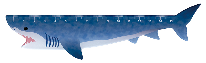 ■デコレ■■2026SS　先行予約■　アクリル定規　サメ