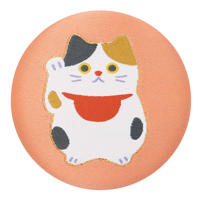 ■デコレ■■2026SS　先行予約■　くるみボタンマグネット　招き猫