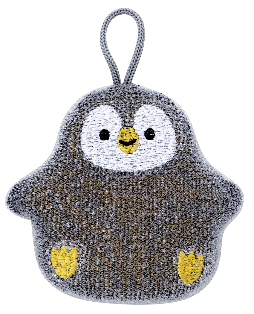 ■デコレ■■2026SS　先行予約■　キラキラおそうじスポンジ　ペンギン