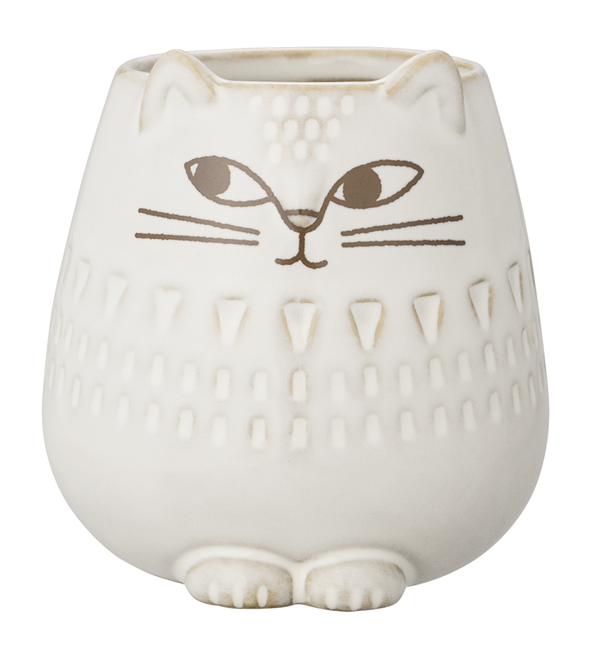 ■デコレ■■2026SS　先行予約■　fikalycka 猫マグカップ　WH