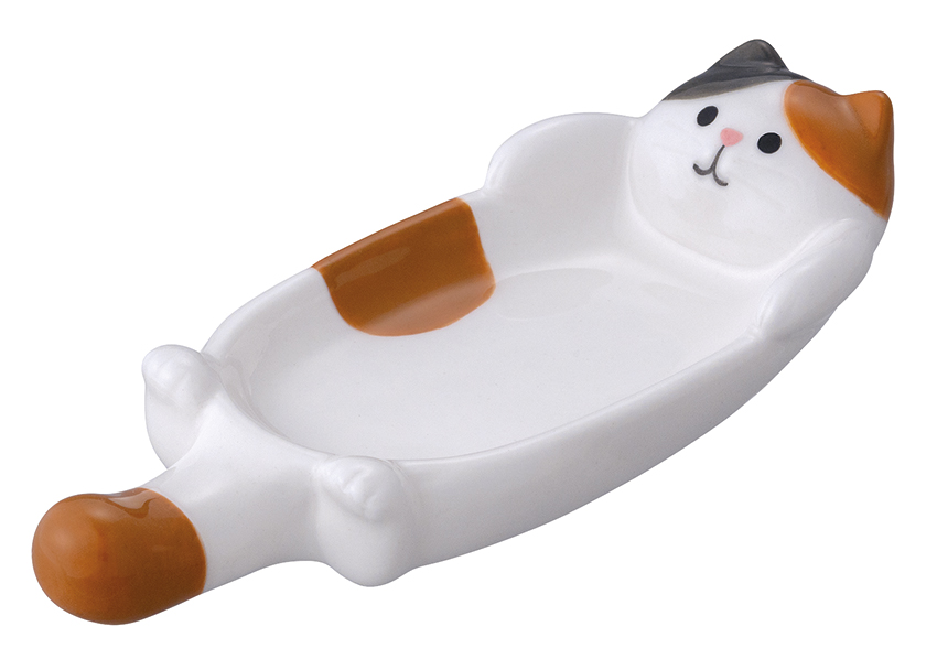 ■デコレ■■2026SS　先行予約■　猫の箸置き小皿　みけ