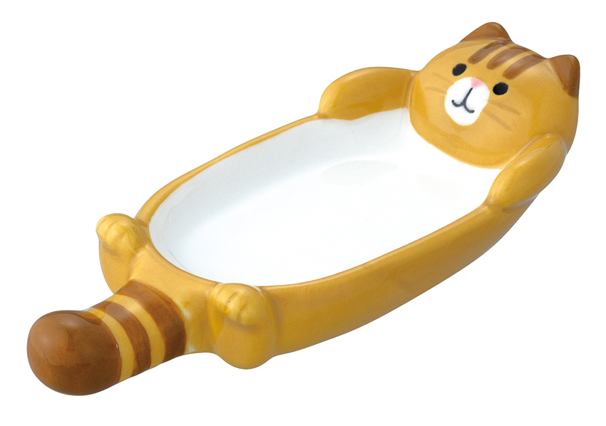 ■デコレ■■2026SS　先行予約■　猫の箸置き小皿　とら