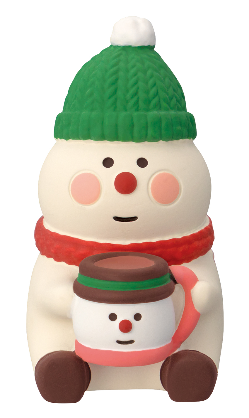 ★予約特典 5％割引中★6月18日〆切(早期終了有)★■デコレ■■2026X'mas　先行予約■　ぽっちゃりスノーマン ココア