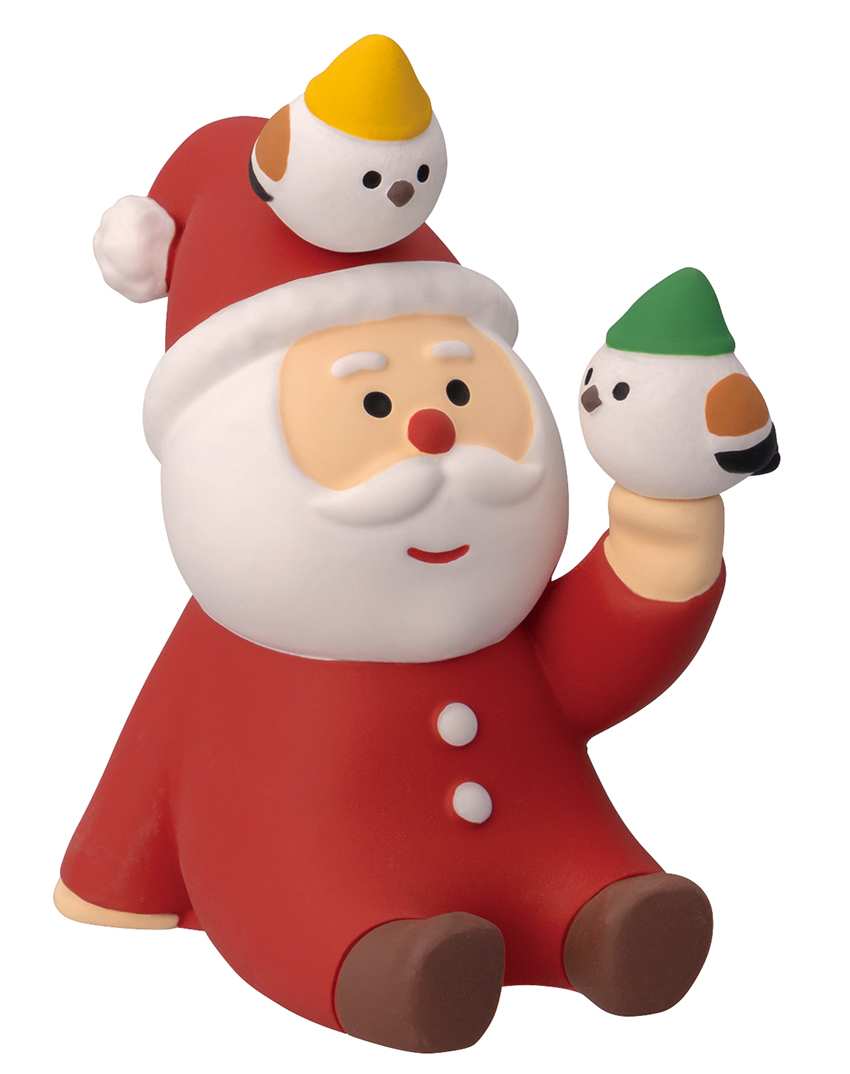 ★予約特典 5％割引中★6月18日〆切(早期終了有)★■デコレ■■2026X'mas　先行予約■　シマエナガに好かれるサンタ