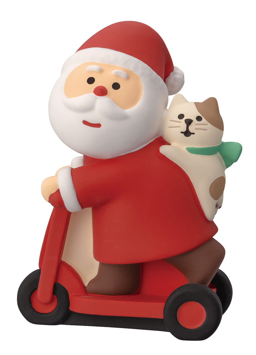 ★予約特典 5％割引中★6月18日〆切(早期終了有)★■デコレ■■2026X'mas　先行予約■　子猫とキックボードサンタ