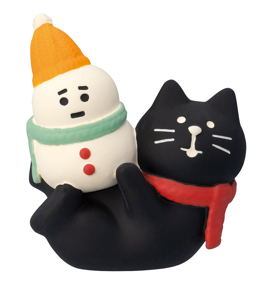 ★予約特典 5％割引中★6月18日〆切(早期終了有)★■デコレ■■2026X'mas　先行予約■　雪だるまけりけり猫