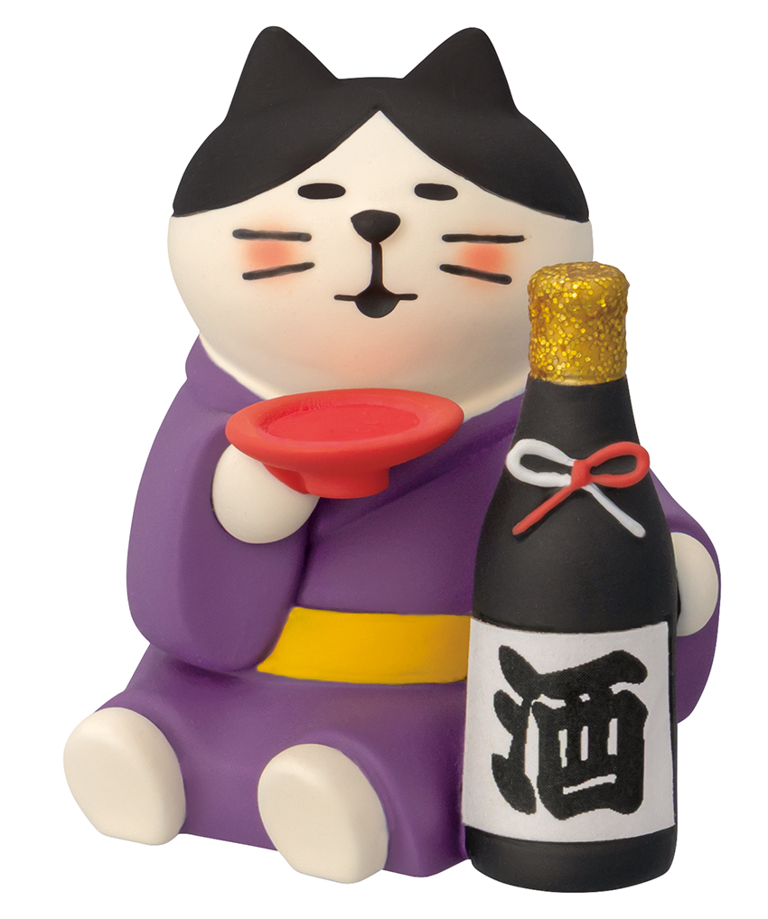 ★予約特典 5％割引中★6月18日〆切(早期終了有)★■デコレ■■2027　お正月グッズ　先行予約■　祝い酒猫
